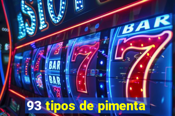 93 tipos de pimenta